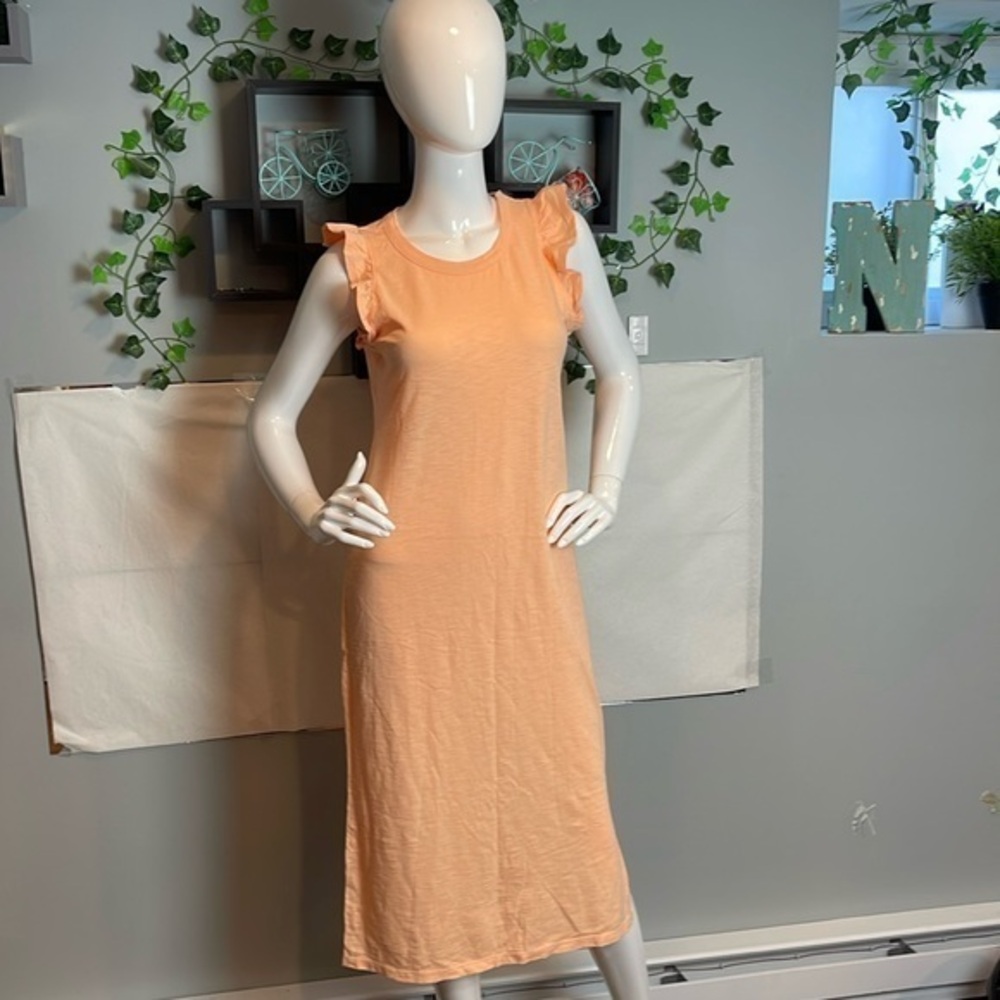Universal Thread Women's 100% Cotton Ruffle Tank Dress‎ Size S